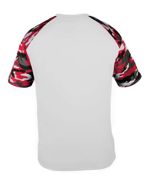 Badger 4141 - Whites & Neutrals - White/ Red Camo Back