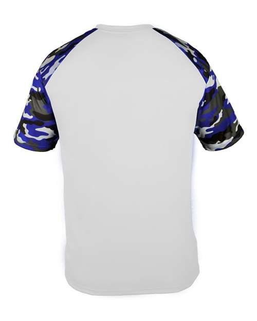 Badger 4141 - Whites & Neutrals - White/ Royal Camo Back