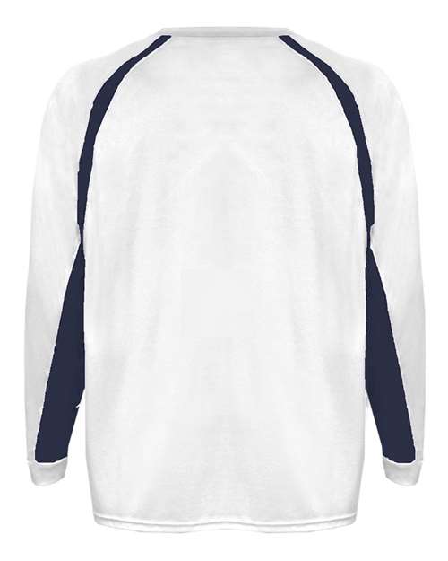 Badger 4154 - White/ Navy Back