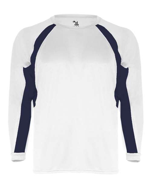 Badger 4154 - White/ Navy
