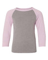 Next Level 3352 - Lilac Sleeves/ Dark Heather Grey Body