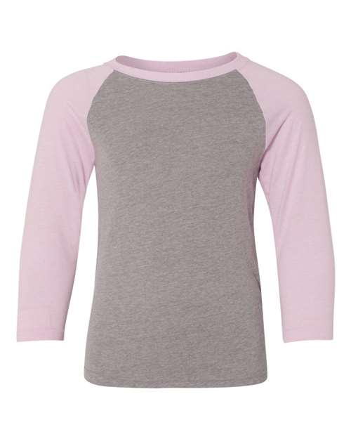Next Level 3352 - Lilac Sleeves/ Dark Heather Grey Body
