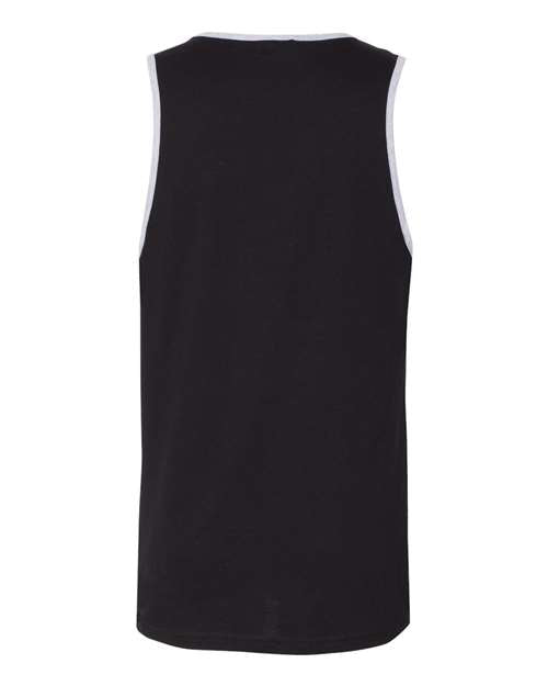 Next Level 3633 - Black/ Heather Grey Back