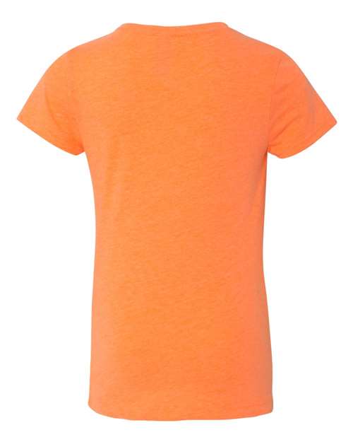 Next Level 3712 - Neon Heather Orange Back
