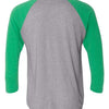 Next Level 6051 - Other Colors - Envy Sleeves/ Premium Heather Body Back