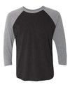Next Level 6051 - Blacks & Grays - Premium Heather Sleeves/ Vintage Black Body