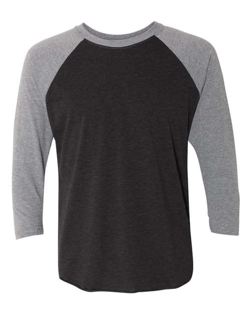Next Level 6051 - Blacks & Grays - Premium Heather Sleeves/ Vintage Black Body