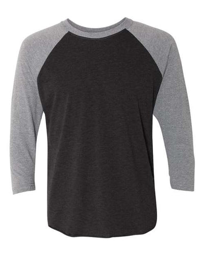 Next Level 6051 - Blacks & Grays - Premium Heather Sleeves/ Vintage Black Body