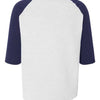 Augusta Sportswear 422 - White/ Navy Back