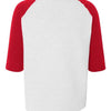 Augusta Sportswear 422 - White/ Red Back