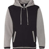 Independent Trading Co. IND45UVZ - Black/ Gunmetal Heather