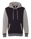 Independent Trading Co. IND45UVZ - Black/ Gunmetal Heather