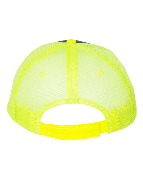 Valucap S102 - Charcoal/ Neon Yellow Back