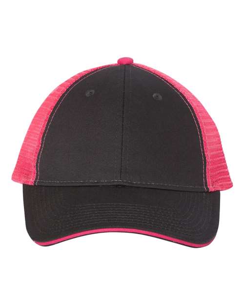 Valucap S102 - Charcoal/ Neon Pink