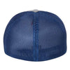Flexfit 6311 - Heather Grey/ Royal Back