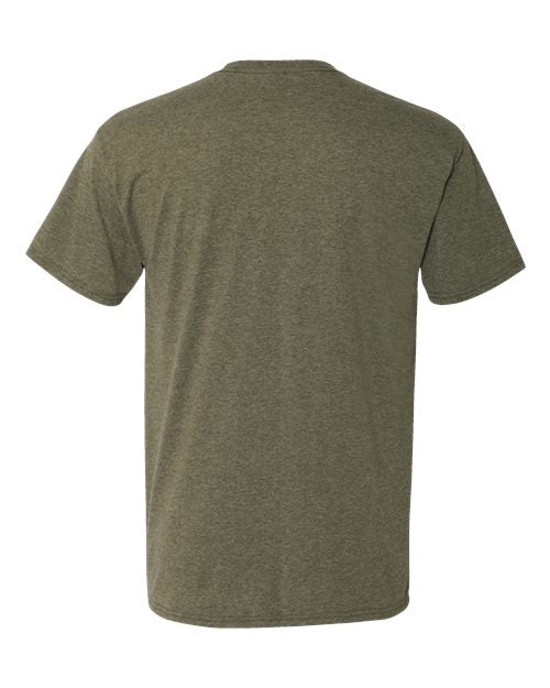 Hanes 42TB - Greens - Military Green Triblend Back
