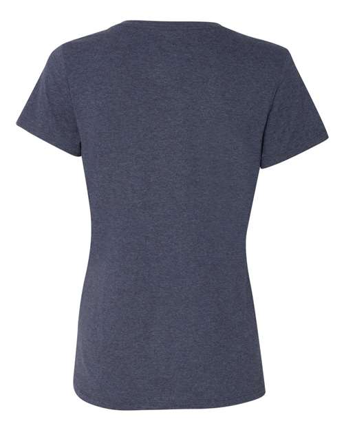 Hanes 42VT - Navy Triblend Back
