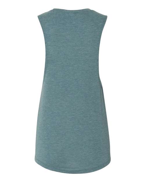 BELLA + CANVAS 8803 - Blues - Heather Deep Teal Back
