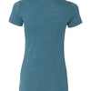 BELLA + CANVAS 6004 - Blues - Heather Deep Teal Back