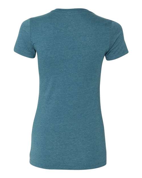 BELLA + CANVAS 6004 - Blues - Heather Deep Teal Back