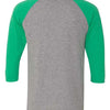 JERZEES 601RR - Oxford/ Irish Green Heather Back