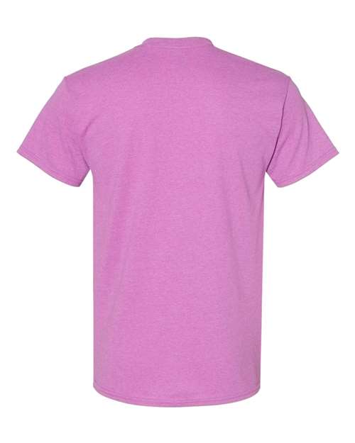 Gildan 5000 - Reds & Pinks - Heather Radiant Orchid Back
