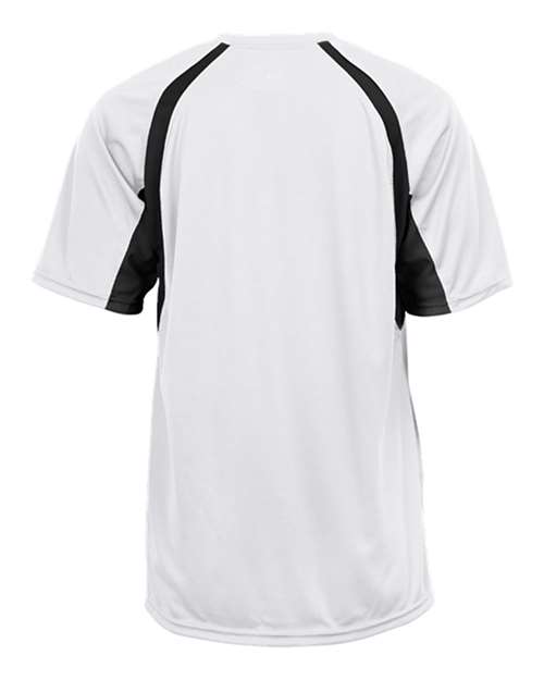 Badger 2144 - Whites & Neutrals - White/ Black Back
