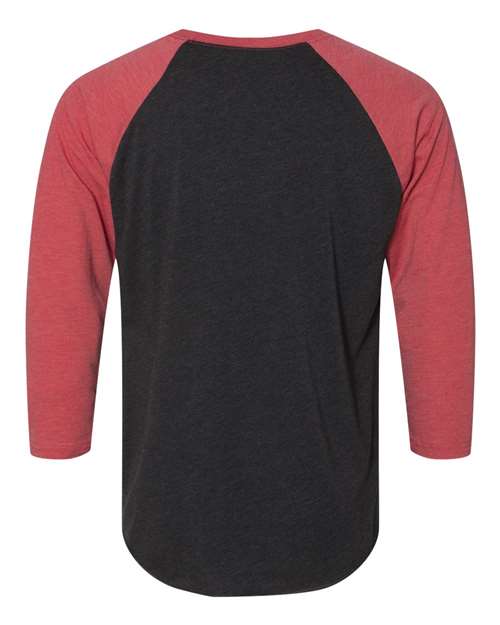 Next Level 6051 - Blacks & Grays - Vintage Red Sleeves/ Vintage Black Body Back