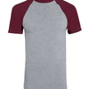 Augusta Sportswear 423 - Athletic Heather/ Maroon