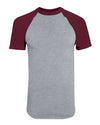 Augusta Sportswear 423 - Athletic Heather/ Maroon