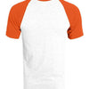 Augusta Sportswear 423 - White/ Orange Back
