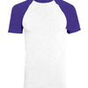 Augusta Sportswear 423 - White/ Purple