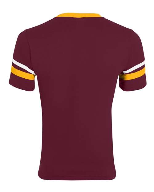 Augusta Sportswear 360 - Whites & Neutrals 1 - Maroon/ Gold/ White Back
