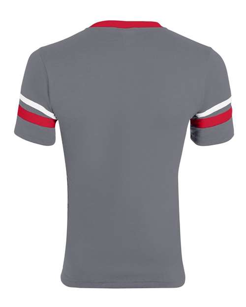 Augusta Sportswear 361 - Graphite/ Red/ White Back