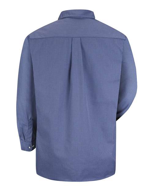 Red Kap SP74 - Grey/ Blue Plaid - 367 Back