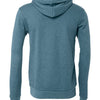 BELLA + CANVAS 3739 - Blues - Heather Deep Teal Back