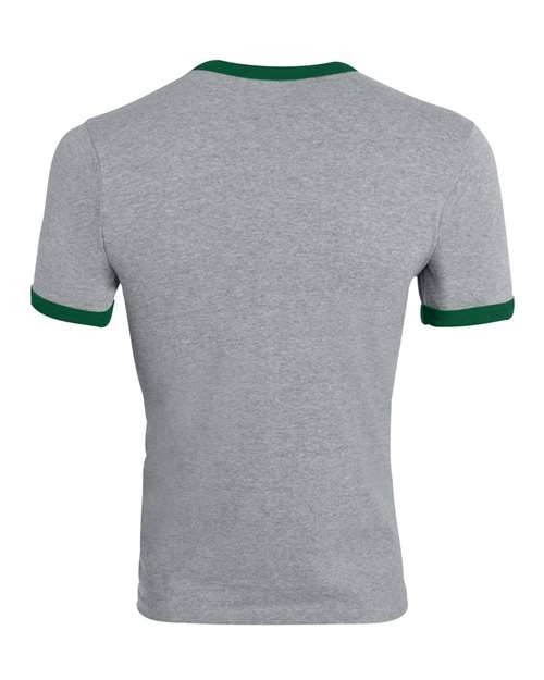 Augusta Sportswear 710 - Blacks & Grays - Athletic Heather/ Dark Green Back