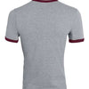 Augusta Sportswear 710 - Blacks & Grays - Athletic Heather/ Maroon Back