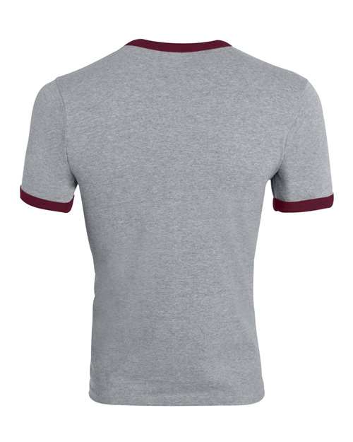 Augusta Sportswear 710 - Blacks & Grays - Athletic Heather/ Maroon Back