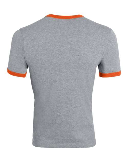 Augusta Sportswear 710 - Blacks & Grays - Athletic Heather/ Orange Back