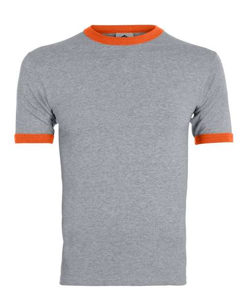 Augusta Sportswear 710 - Blacks & Grays - Athletic Heather/ Orange