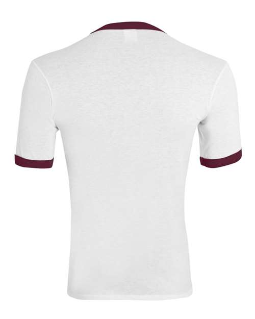 Augusta Sportswear 710 - Whites & Neutrals - White/ Maroon Back