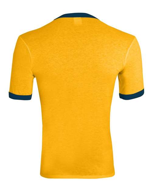 Augusta Sportswear 710 - Blues - Gold/ Navy Back