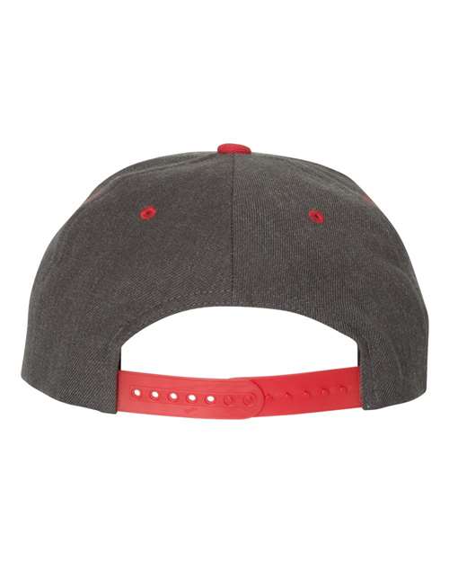YP Classics 6089M - Dark Heather/ Red Back