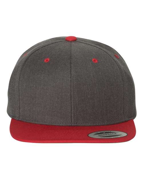 YP Classics 6089M - Dark Heather/ Red