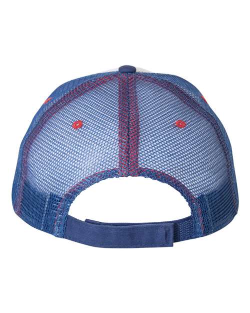 Valucap S102 - White/ Royal/ Red Back