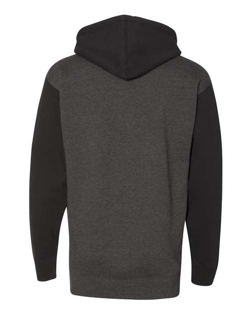 Independent Trading Co. IND4000 - Blacks & Grays - Charcoal Heather/ Black Back