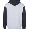 Independent Trading Co. IND4000 - Blacks & Grays - Grey Heather/ Slate Blue Back