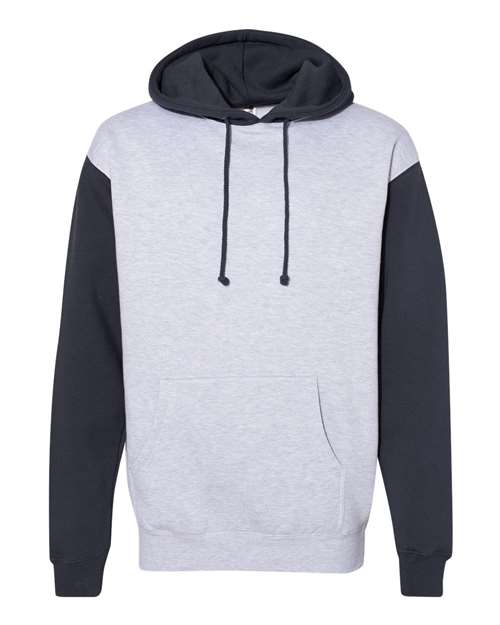 Independent Trading Co. IND4000 - Blacks & Grays - Grey Heather/ Slate Blue