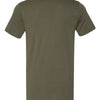 BELLA + CANVAS 3001 - Greens - Military Green Back